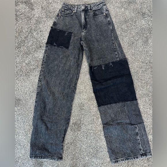 Garage Jeans Garage Black Patch Jeans Poshmark